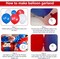 131Pcs Fourth of July balloon, Red White Blue Balloon Arch Garland